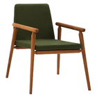 Cadeira Decorativa Sala De Jantar Sidnei Veludo Verde G17 - G