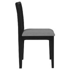 Cadeira Decorativa Sala De Jantar Steve Ébano G55 - Gran Belo