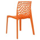 Cadeira Decorativa Sala E Cozinha Cruzzer (pp) Laranja G56 -