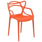 Cadeira Decorativa Sala E Cozinha Feliti (pp) Laranja G56 - G
