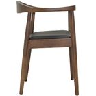 Cadeira Decorativa Sala E Escritório Colonial Madeira Tabaco