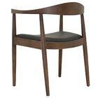 Cadeira Decorativa Sala E Escritório Colonial Madeira Tabaco