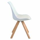 Cadeira Decorativa Sala E Escritório Neo (pp) Branca G56 - Gr