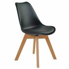 Cadeira Decorativa Sala E Escritório Selfcare (pp) Preta G56