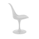 Cadeira Design Saarinen Pelegrin Pel-1855h Giratória Branca E