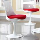 Cadeira Design Saarinen Pelegrin Pel-1855h Giratória Preta Em