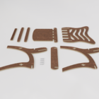 Cadeira Desmontável Gaudí Pau Ferro