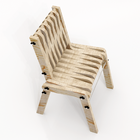 Cadeira Desmontável Minimal Em Pinus Maciço