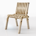 Cadeira Desmontável Minimal Em Pinus Maciço