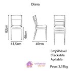 Cadeira Diana Verde Mn Ts