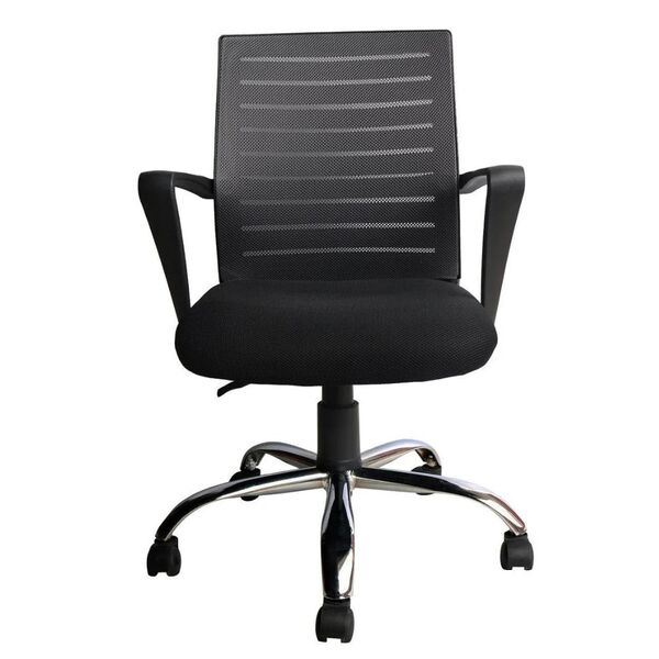 Cadeira Direto Pelegrin Pel-8501 Tela Mesh Preta