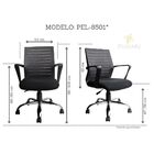 Cadeira Direto Pelegrin Pel-8501 Tela Mesh Preta