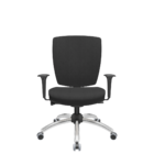 Cadeira Diretor Altrix AutoCompensador Base Cromada Rev. Poli