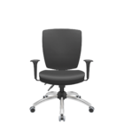 Cadeira Diretor Altrix Back M1 Base Cromada Couro Ecológico P