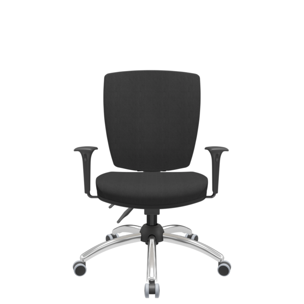 Cadeira Diretor Altrix Back M1 Cromada Poliéster Preto - Plax
