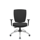 Cadeira Diretor Altrix Relax Base Cromada Revestimento Poliés