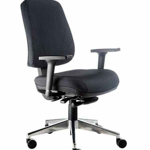 Cadeira Diretor Com Base Cromada Linha New Confort Preto