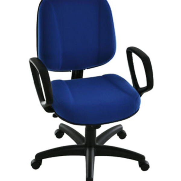 Cadeira Diretor Com Braços Linha Classic Azul