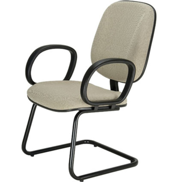 Cadeira Diretor Com Braços Linha Executive Cinza Marrom