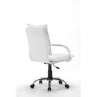 Cadeira Diretor Em Couro Pu Branca Pelegrin Pel-280