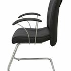 Cadeira Diretor Ergonômica Base Fixa Em S  Linha Vivara Preto