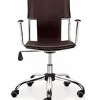 Cadeira Diretor Executiva Em Couro Pvc Pelegrin Pel-6011 Marr