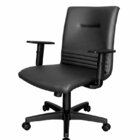 Cadeira Diretor Giratória Com Braços Linha Corinto Preto