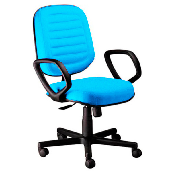 Cadeira Diretor Gomada Com Braços Linha Blenda Azul