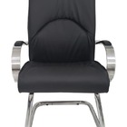 Cadeira Diretor Luxuosa Com Base Fixa Linha Eiffel Preto