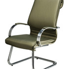 Cadeira Diretor Luxuosa Com Braço Fixo Linha Chief Azul Verde