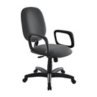 Cadeira Diretor Para Escritório Com Braços Linha Uno Marrom