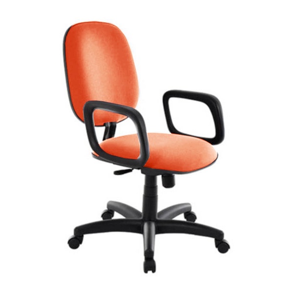 Cadeira Diretor Para Escritório Com Braços Linha Uno Vermelho