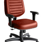 Cadeira Diretor Para Escritório Linha Blenda Vermelho