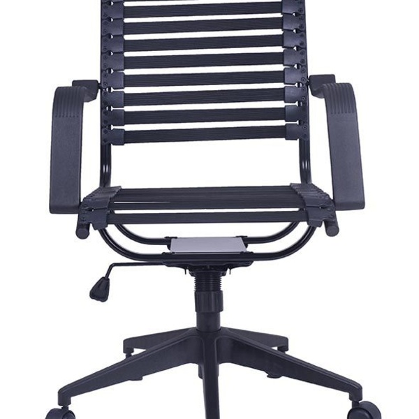 Cadeira Diretor Premium Tiras De Elático Preta Scdo-046