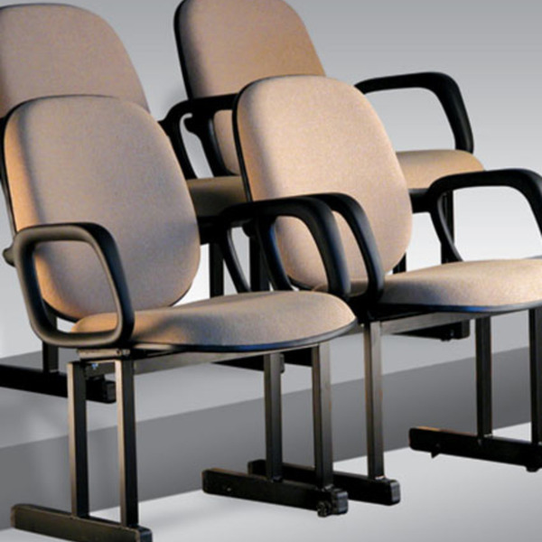 Cadeira Diretor Universitária Linha Auditório Bege