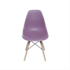 Cadeira Dkr Em Polipropileno Roxa Base De Madeira - Or Design
