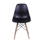 Cadeira Dkr Kids Preta Base De Madeira - Or Design