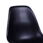 Cadeira Dkr Kids Preta Base De Madeira - Or Design