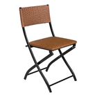 Cadeira Dobravel Bar, Lanchonete Caramelo - Kit 2 Pc