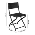 Cadeira Dobravel Bar, Lanchonete Caramelo - Kit 2 Pc