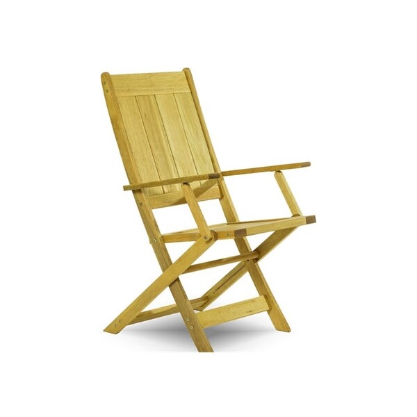 Cadeira Dobrável Com Braços Acqualung Stain Amarelo - Mão   F