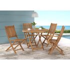 Cadeira Dobrável Com Braços Linha Dobrável Stain Jatobá