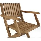 Cadeira Dobrável Com Braços Linha Dobrável Stain Jatobá