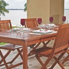 Cadeira Dobrável De Madeira Jatobá Natural - Fitt