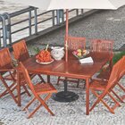 Cadeira Dobrável De Madeira Jatobá Natural - Fitt