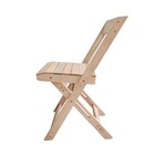 Cadeira Dobrável De Madeira Maciça Para Churrasqueira Ismalu