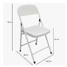 Cadeira Dobrável Erica Branca