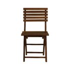 Cadeira Dobrável Sol Madeira Imbuia Maciça Assento E Encosto