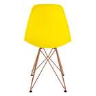 Cadeira Eames Amarela - Base Eiffel Cobreâ
