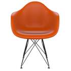 Cadeira Eames Arm Eiffel Terracota E Preta